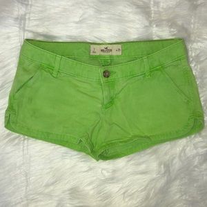 Lime Green Soft Shorts